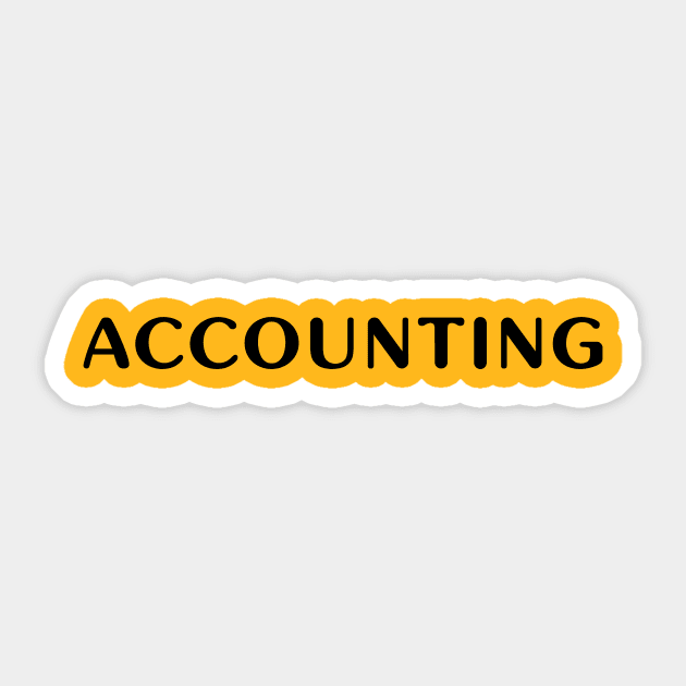 Accounting Sticker by PallKris